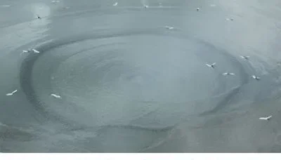 Volcán de Lodo El Carlos en Necoclí, fotografía oficial de la Alcaldía