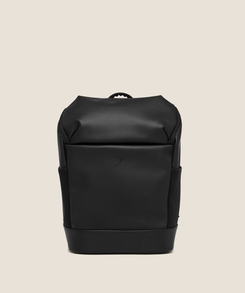 Gymshark Mochila negra mate
